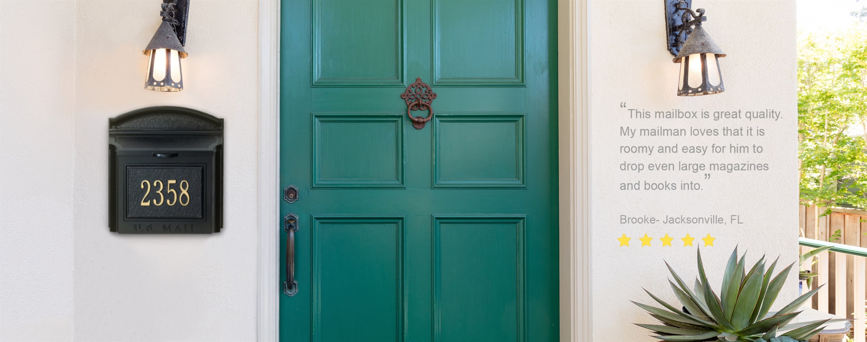 Door Front with Mailbox