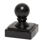 Ball Finial Black